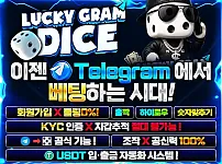럭키그램 다이스 보증금 20억 보증업체 안내, 텔레그램 테더 다이스