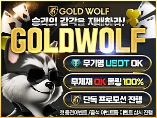 골드울프카지노 보증금 15억 보증업체 안내, USDT 입출금