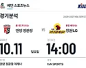 10월 11일 정관장 vs LG KBL 경기분석