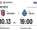 10월 13일 안양 정관장 vs 고양 소노 KBL 경기분석